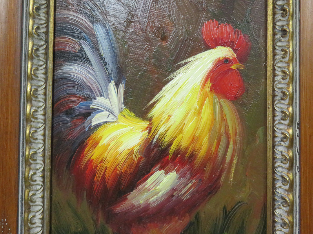 Colorful Rooster Artwork