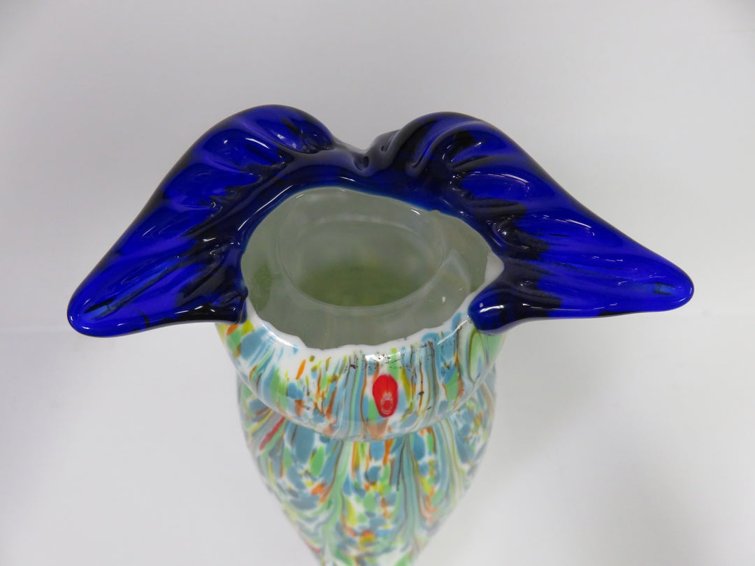 Art Glass Owl Vase