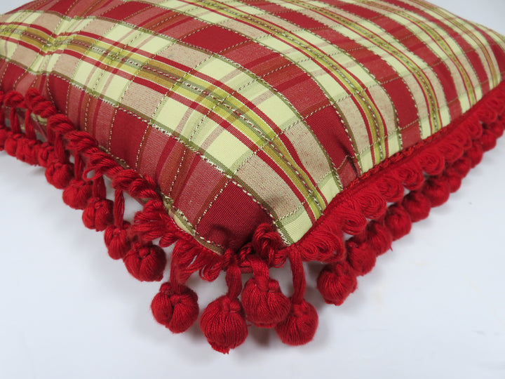 Plaid Throw Pillow