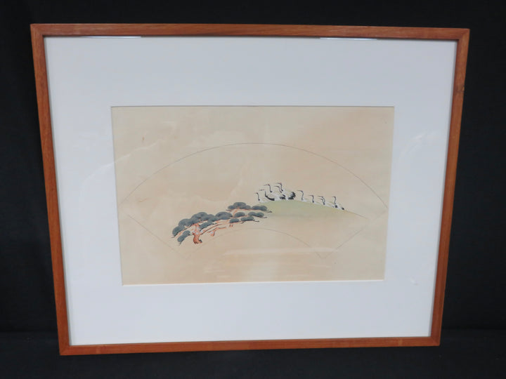 Fan Shaped Ogi-gata Artwork
