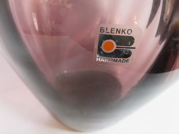 Blenko Amethyst Vase