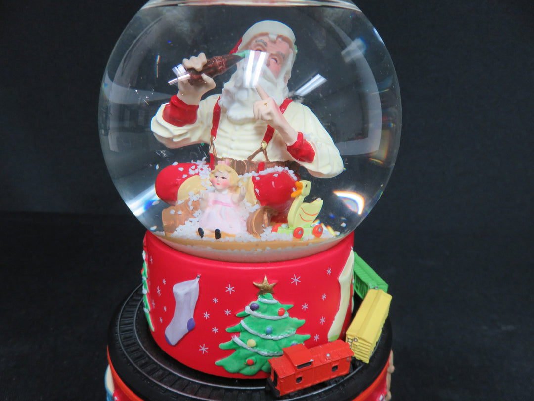 "Coca Cola" Santa Musical Snow Globe