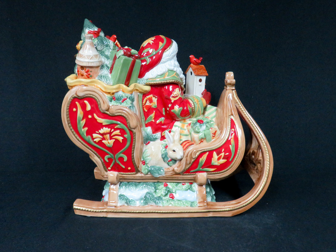 Fitz & Floyd Santa Cookie Jar