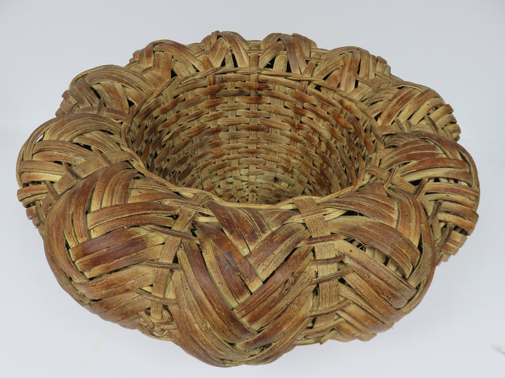 Vintage Japanese Bamboo Basket