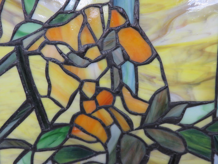 Slag Glass Hand Crafted Wall Hanging