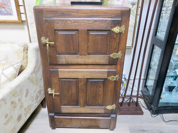 Refinished Antique Ice Box