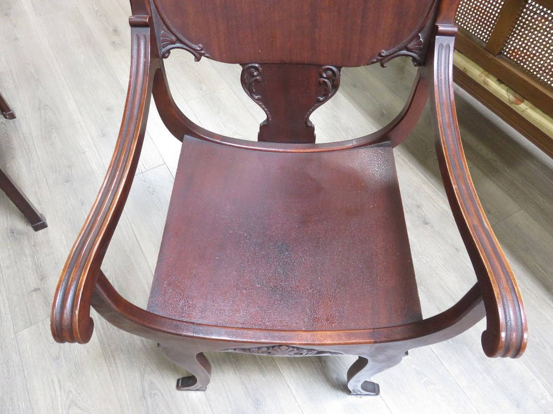 Antique Victorian "Throne" Chair