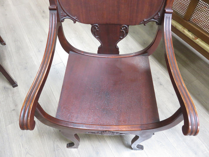 Antique Victorian "Throne" Chair