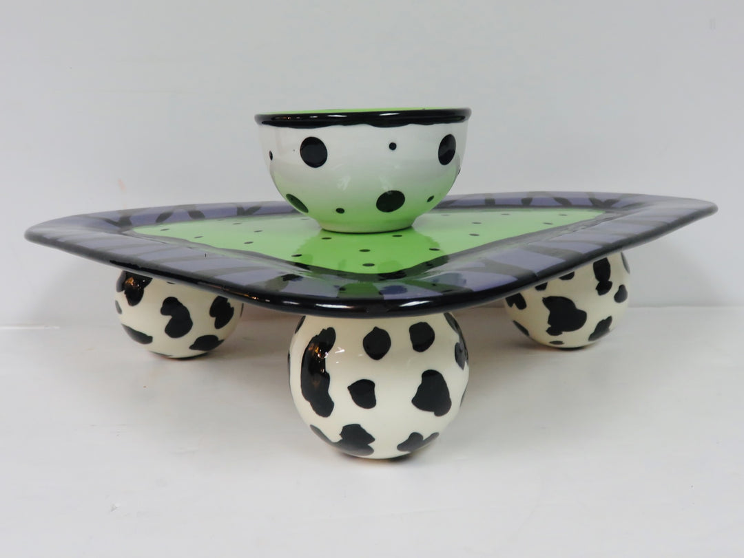 Whimsical Footed Serving Dishes