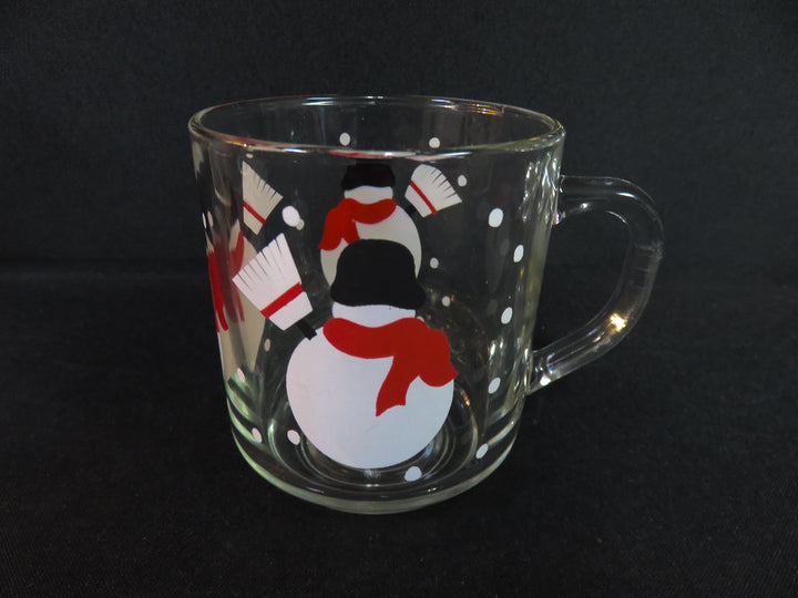 Crate & Barrel Snowman Mugs