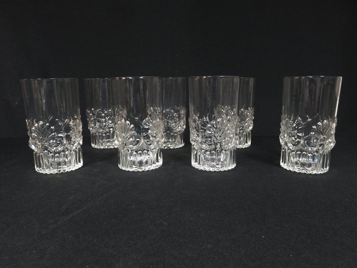 Pilgrim Glass Adams-Clear Pattern Tumblers