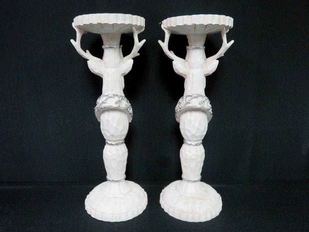 Stag Candleholders