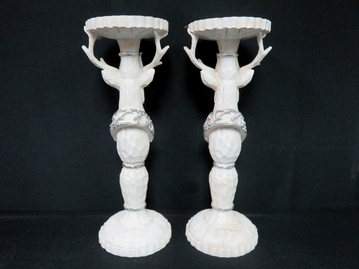 Stag Candleholders