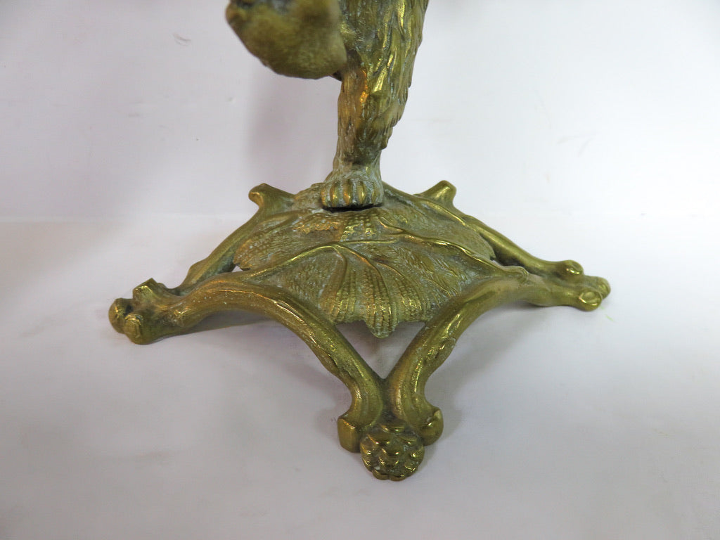 Unique Dancing Bear Candleholders