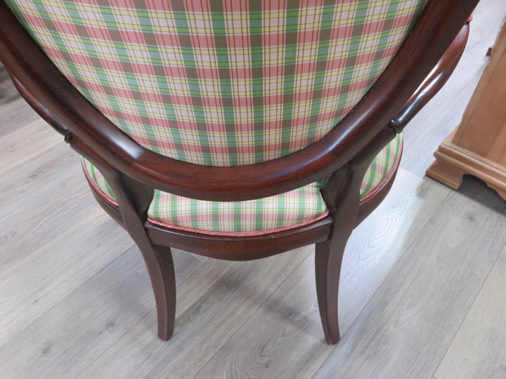 Oval Backed Arm Chair
