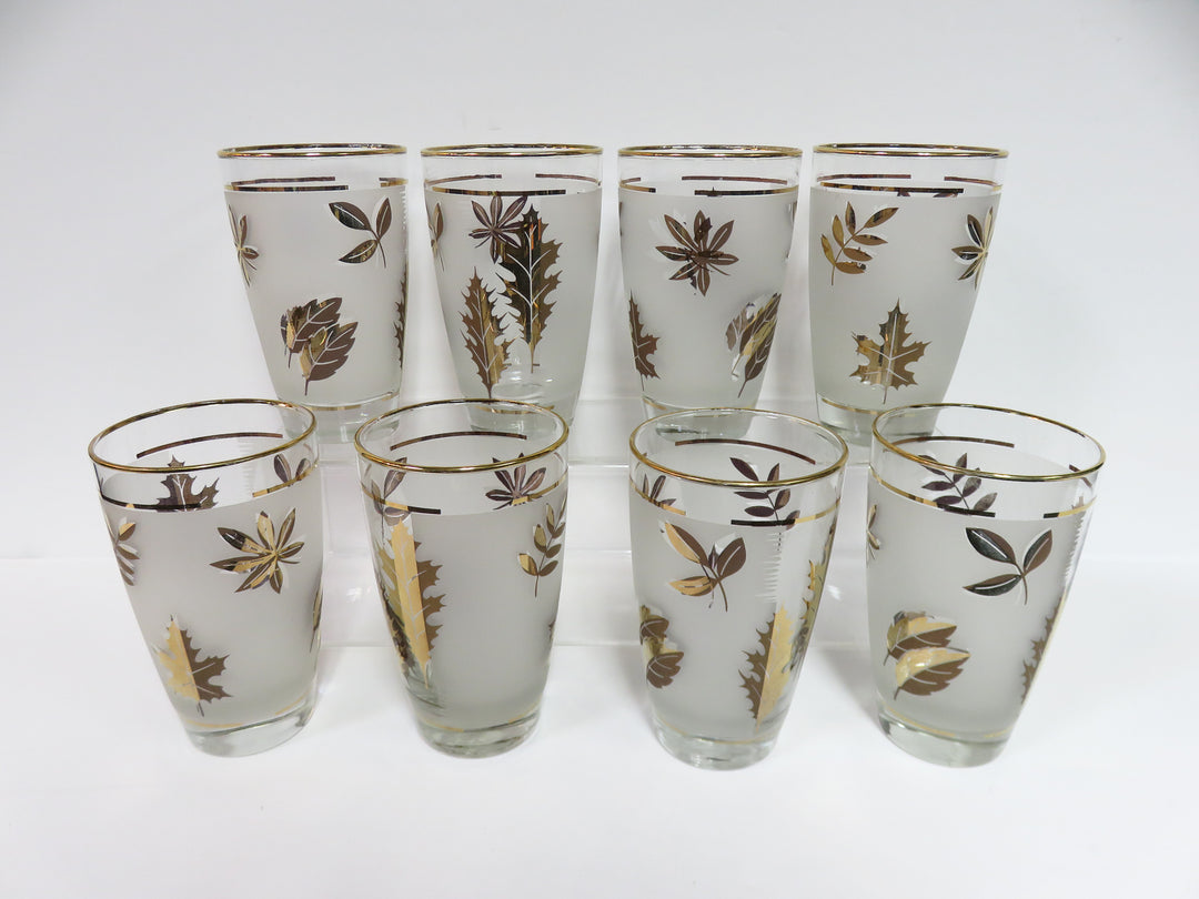 Libby Golden Foliage Highball Glasses