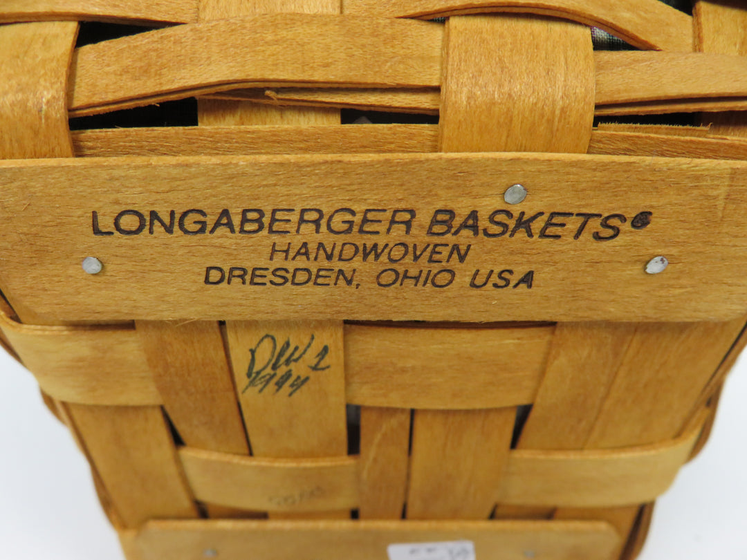 Longaberger Jingle Bell Basket