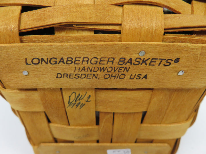 Longaberger Jingle Bell Basket