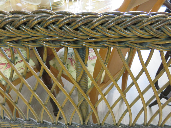 Antique Wicker Sofa