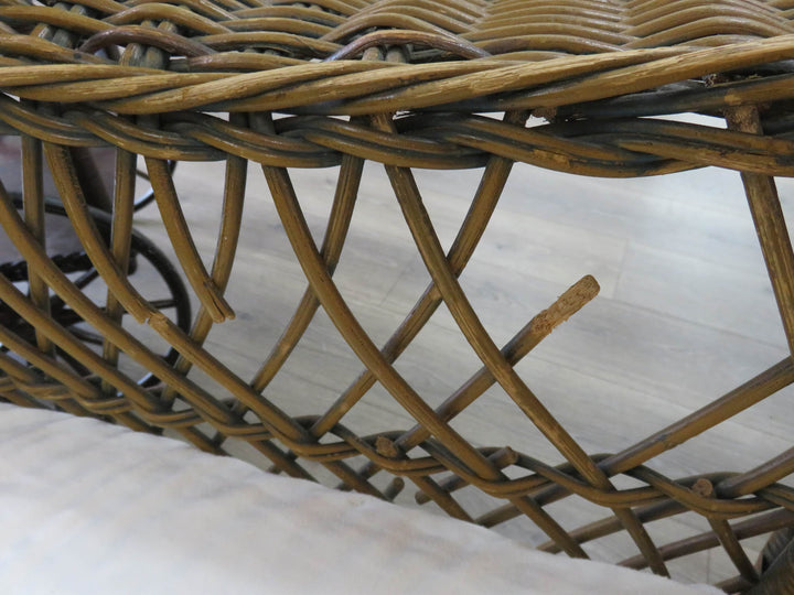 Antique Wicker Sofa