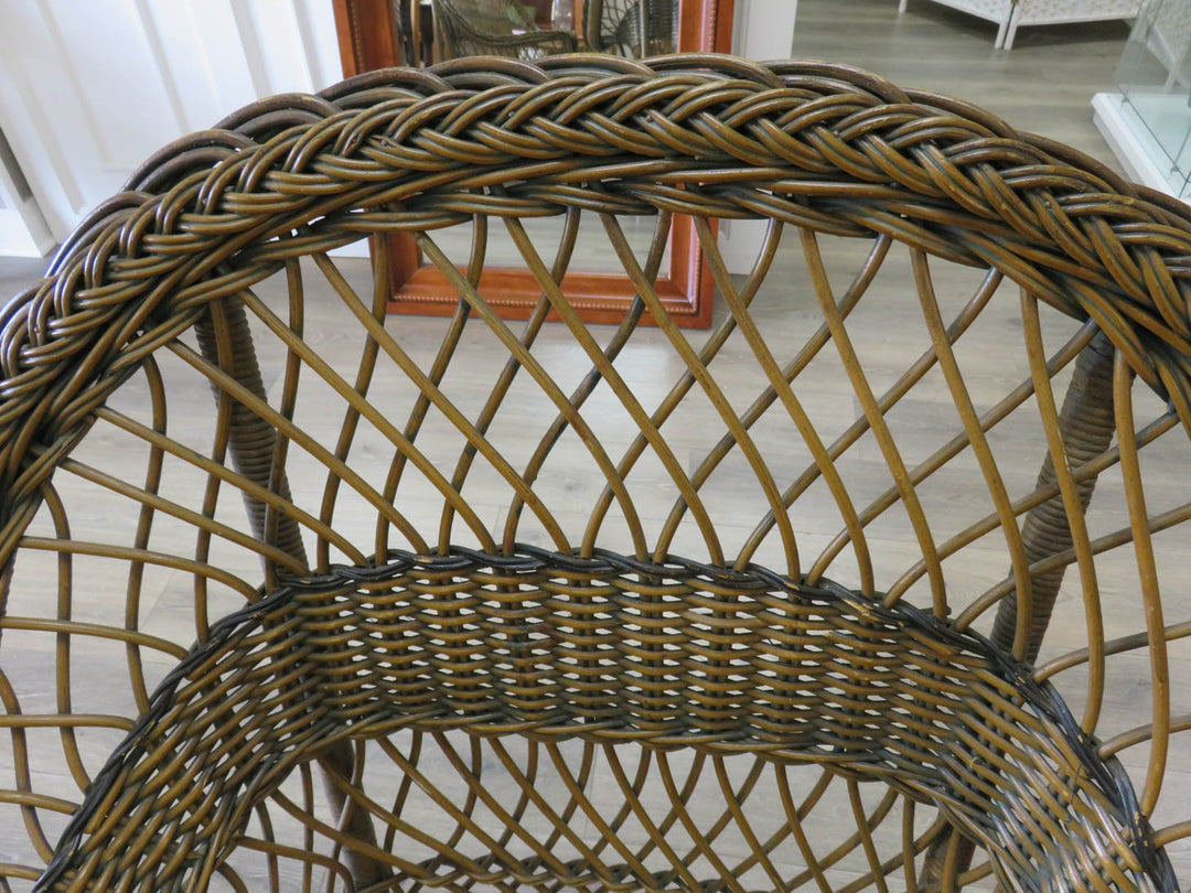 Brown Wicker Chair