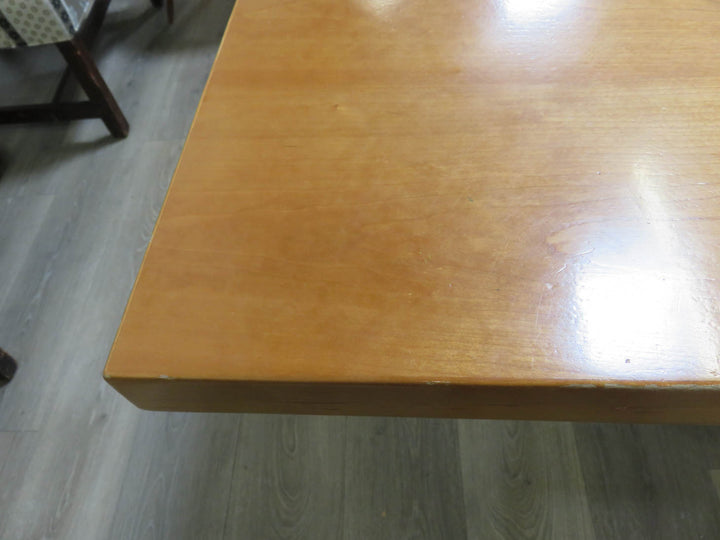 Contemporary Dining Table & Six Side Chairs