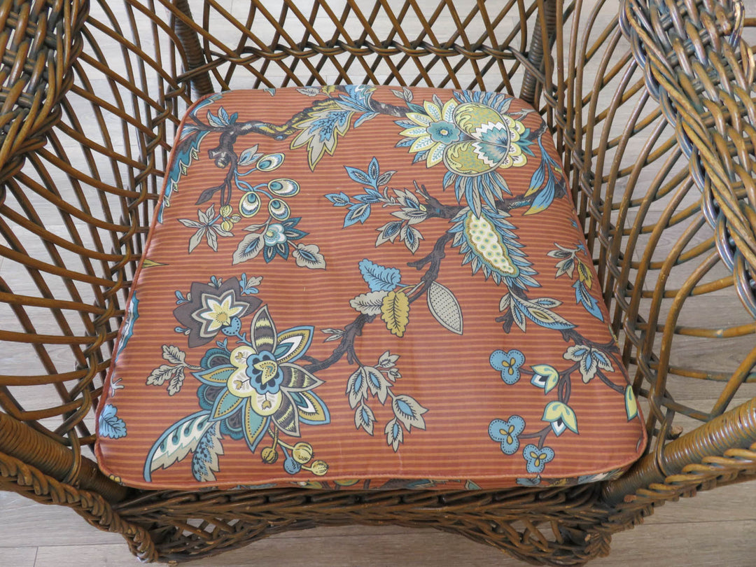 Brown Wicker Chair