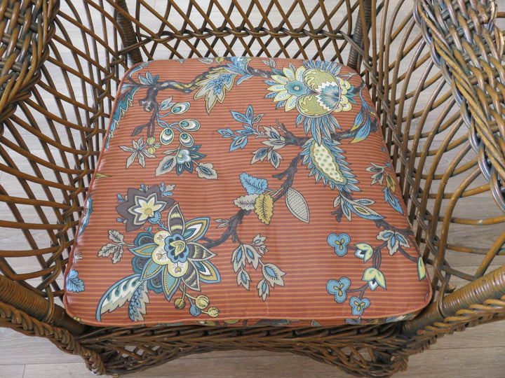 Brown Wicker Chair