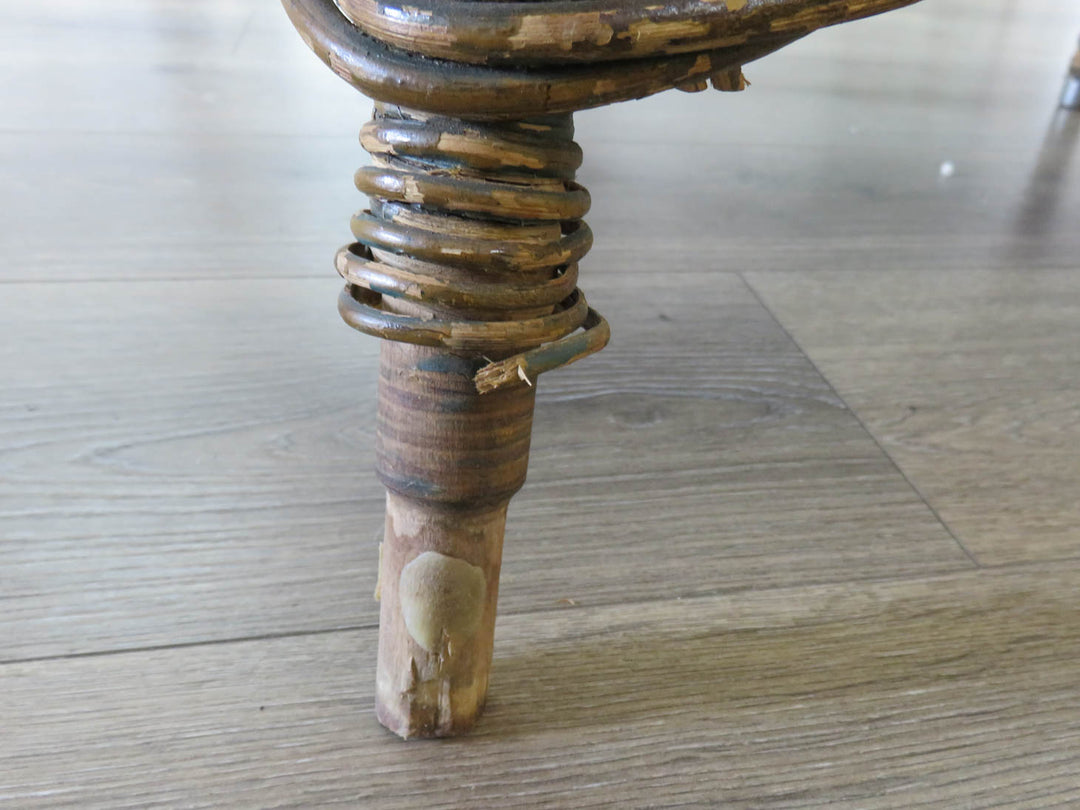 Brown Wicker Chair