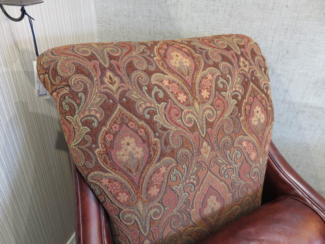 Plunkett Brown Paisley Arm Chair