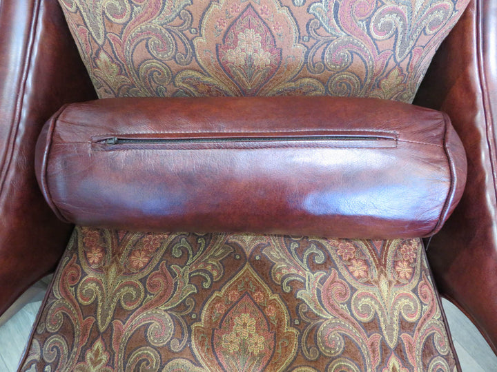 Plunkett Brown Paisley Arm Chair