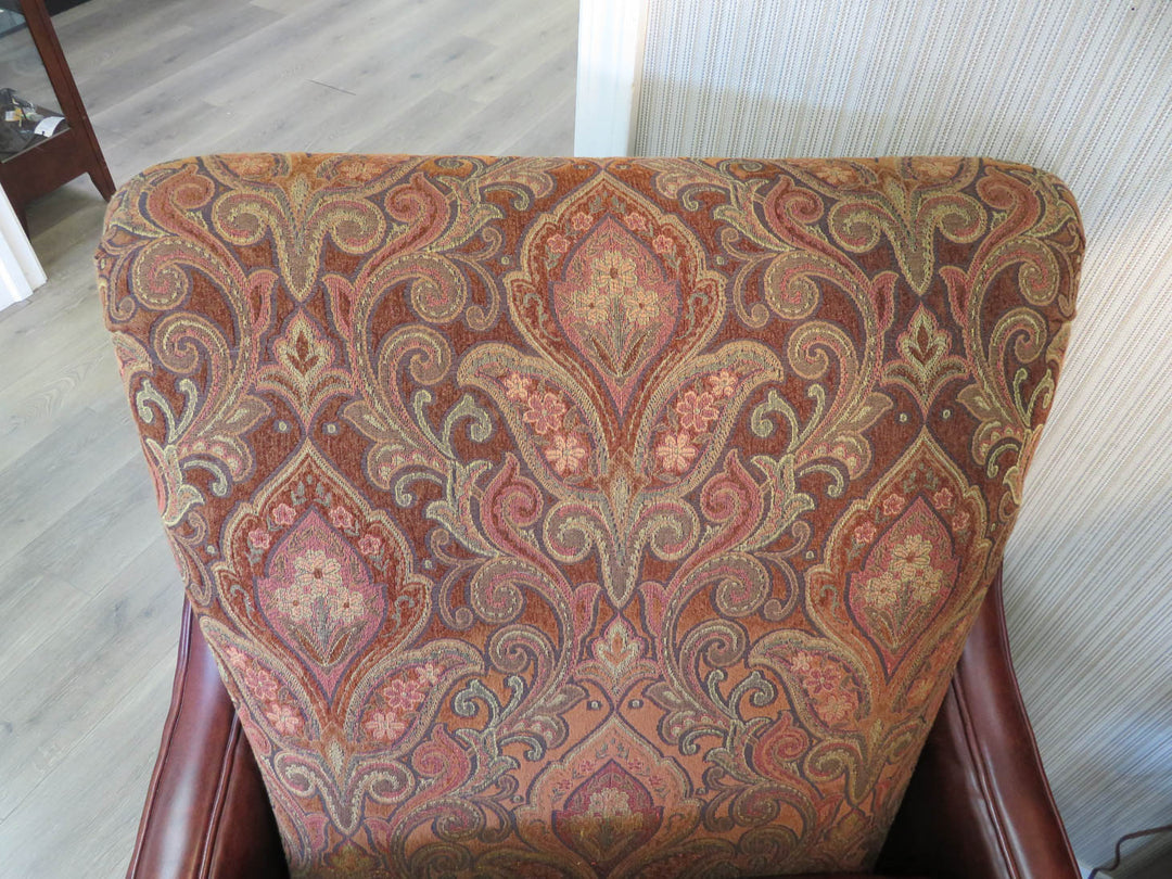 Plunkett Brown Paisley Arm Chair