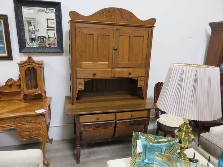 Antique McDougall & Co. Baker's Cabinet