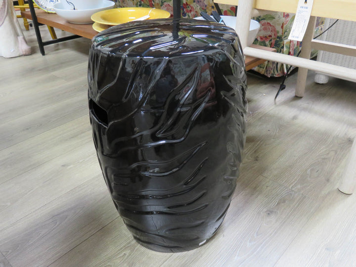 Black Garden Stool