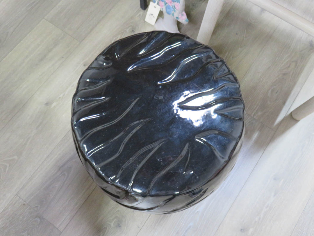 Black Garden Stool