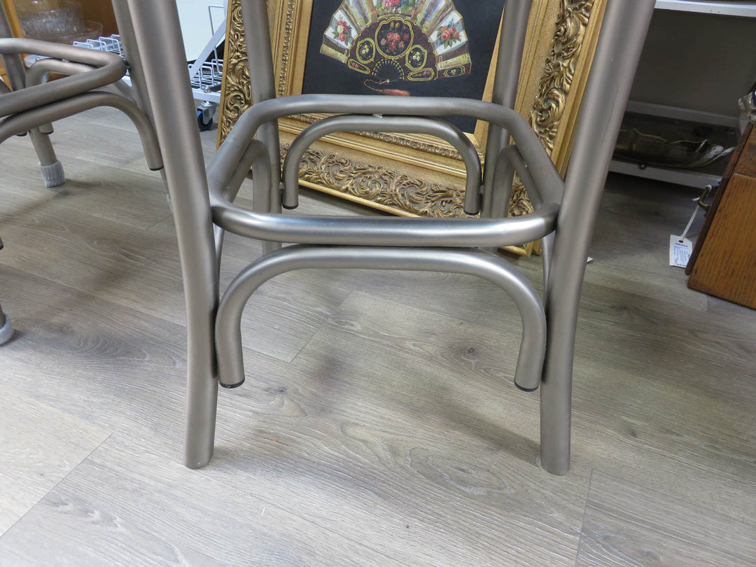 Two Metal Counter Stools