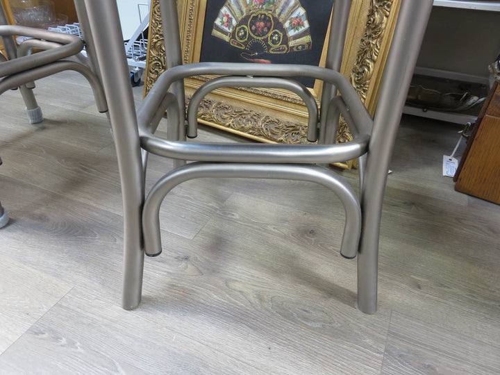 Two Metal Counter Stools