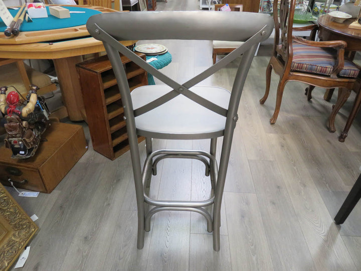 Two Metal Counter Stools