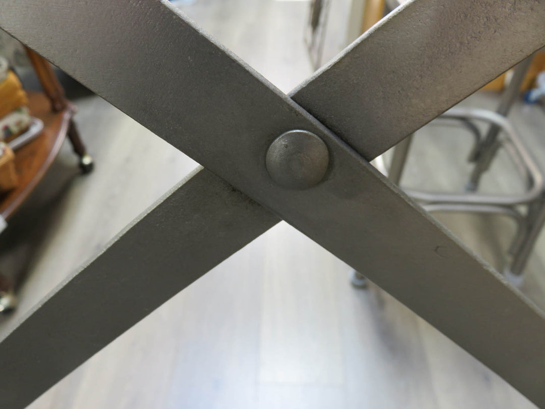 Two Metal Counter Stools