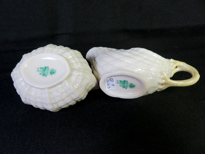 Belleek Cream & Sugar