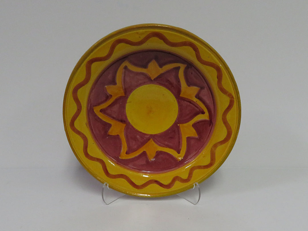 Decorative Ceramic Sun Plate