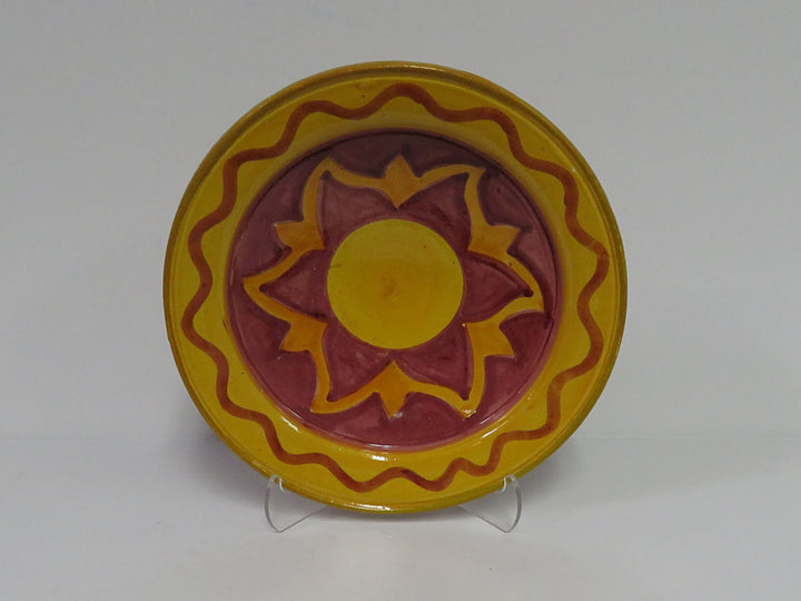 Decorative Ceramic Sun Plate