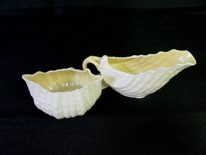 Belleek Cream & Sugar