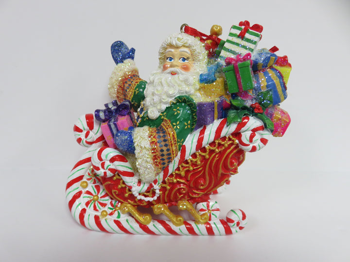 Radko Santa's Sleigh Ornament
