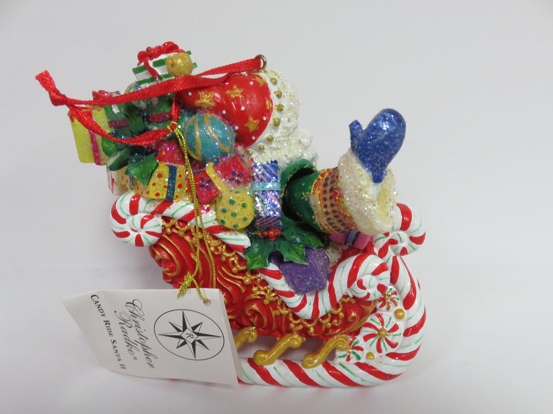 Radko Santa's Sleigh Ornament