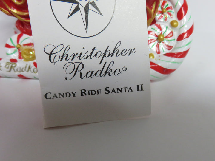 Radko Santa's Sleigh Ornament