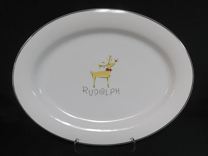 Pottery Barn Rudolph Platter