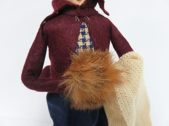 Byers Choice Woman with Muff