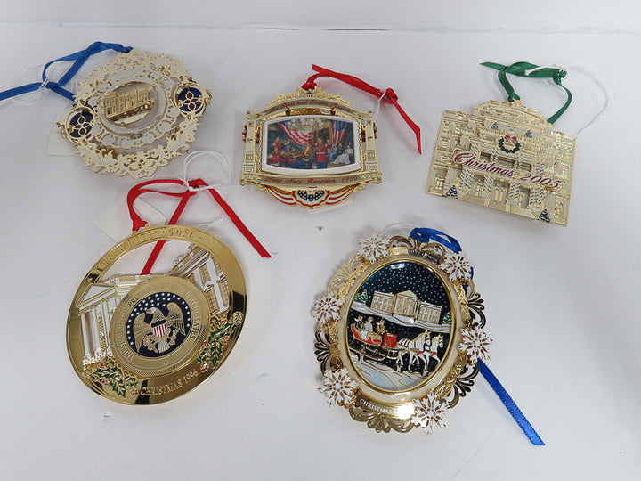 White House Collection of Five Ornaments