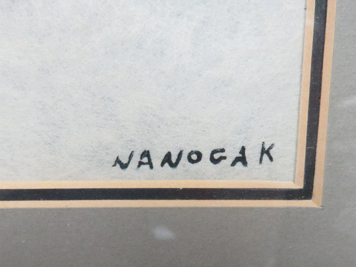 Inuit Woodblock Print
